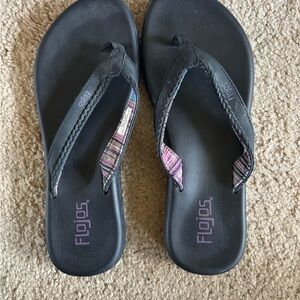 Flojos Black Sandals Women’s Size 9